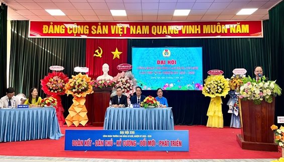 ĐH CÔNG ĐOÀN TRƯỜNG CĐCG KHÓA XVII, NHIỆM KỲ 2025 – 2030