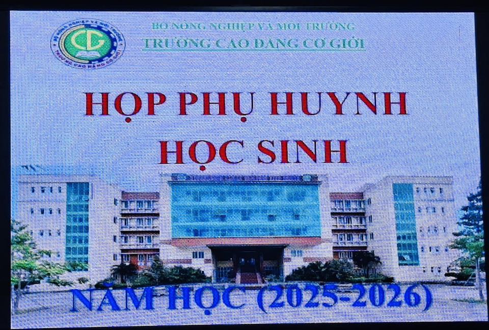 Họp Phụ Huynh Đầu Năm Học 2025 – 2026